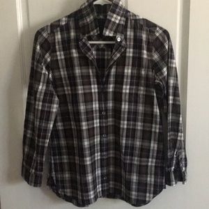 J Crew plaid button down 2p